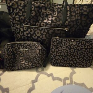 Cheetah print kate spade bundle